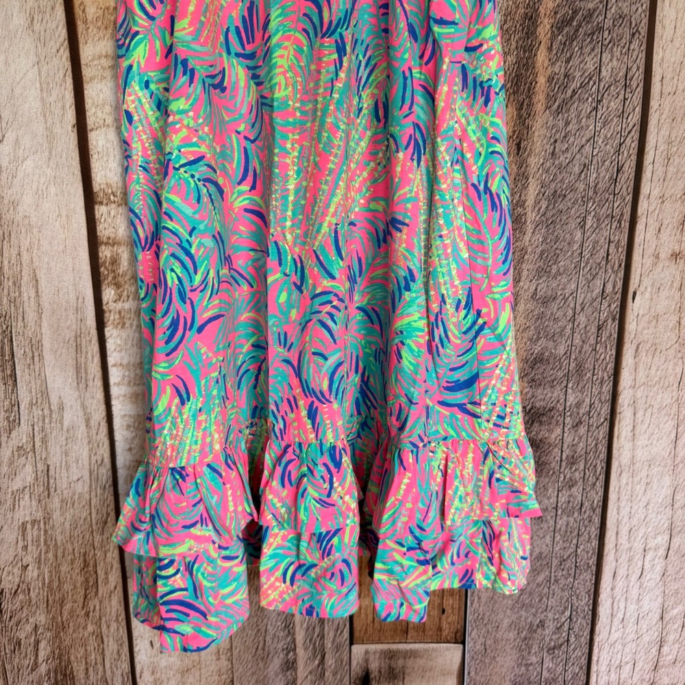 Lilly Pulitzer Evangelia Coco Breeze Dress Tropical Coastal Preppy Coastal Small - Picture 6 of 8